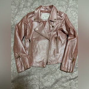 Ci Sono Shiny Rose Moto Jacket